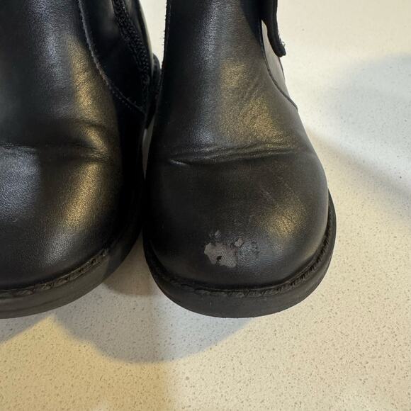 Wonder Nation Toddler Girl 8T Black Calf High Zip Up Boots - Picture 5 of 6